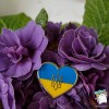 Значок, пін, брошка Седце України з тризубом